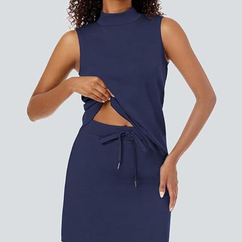 🎉🛍️Limited Time 50% OFF🥻Women's 2-Piece Tracksuit Tank Top & Mini Shirt