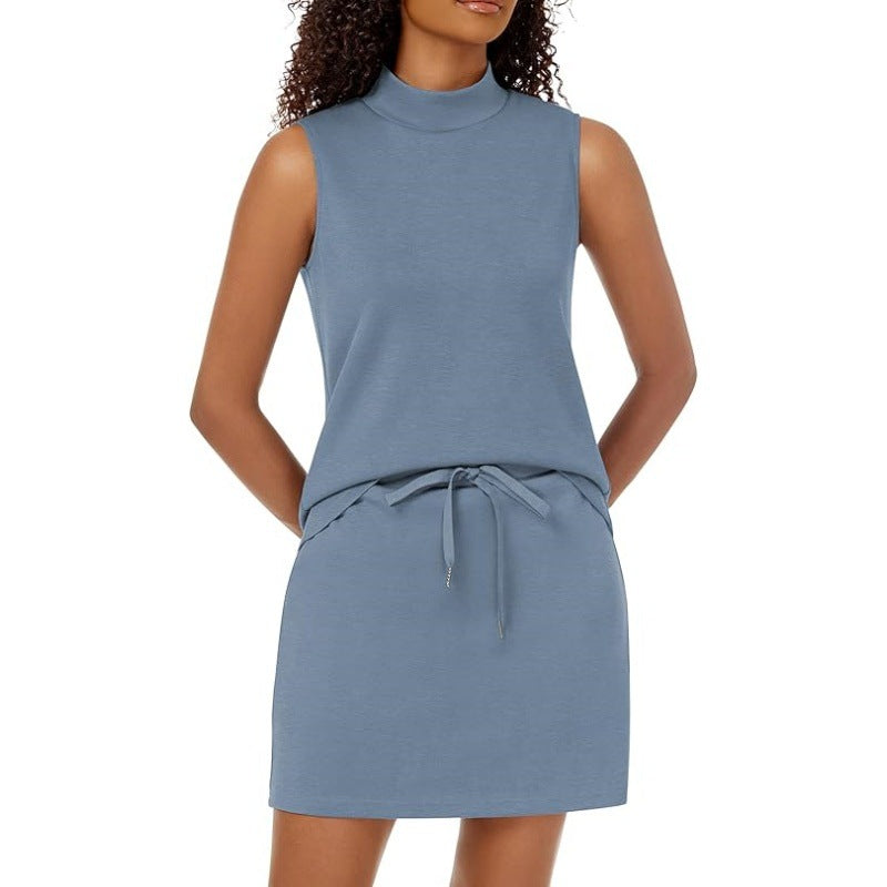 🎉🛍️Limited Time 50% OFF🥻Women's 2-Piece Tracksuit Tank Top & Mini Shirt