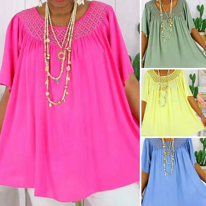 👗Women’s Casual Loose Short-Sleeve Top - Stylish & Versatile