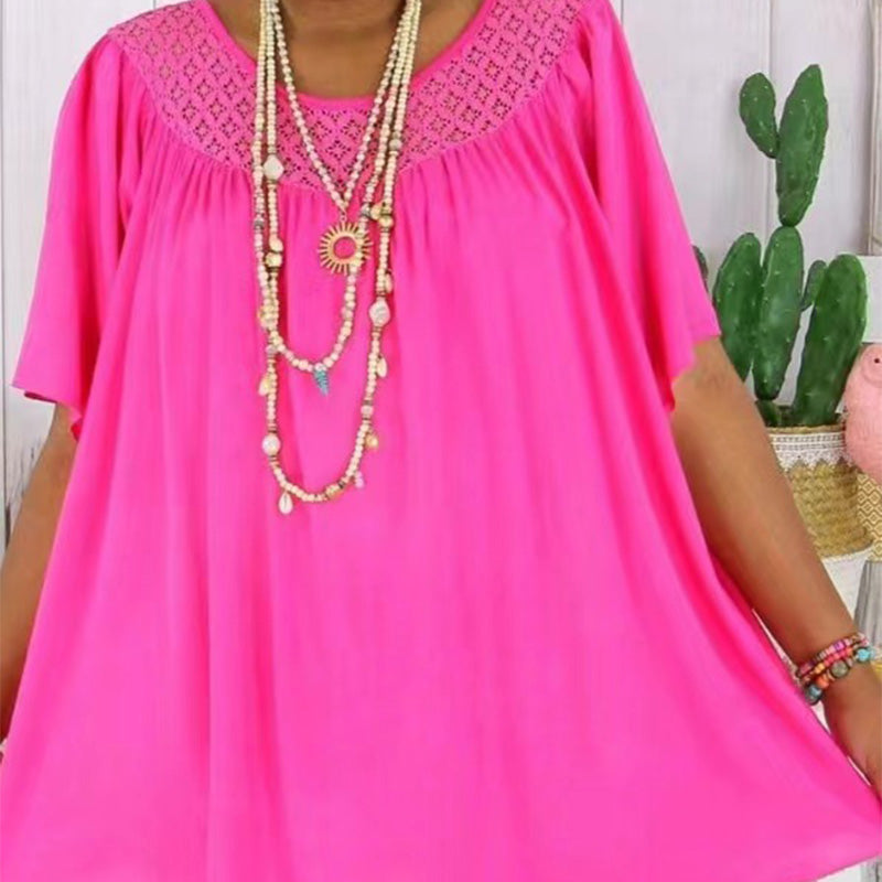 👗Women’s Casual Loose Short-Sleeve Top - Stylish & Versatile