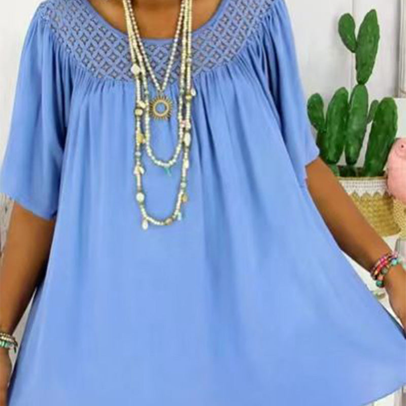 👗Women’s Casual Loose Short-Sleeve Top - Stylish & Versatile