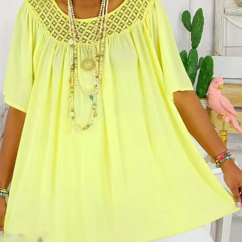 👗Women’s Casual Loose Short-Sleeve Top - Stylish & Versatile