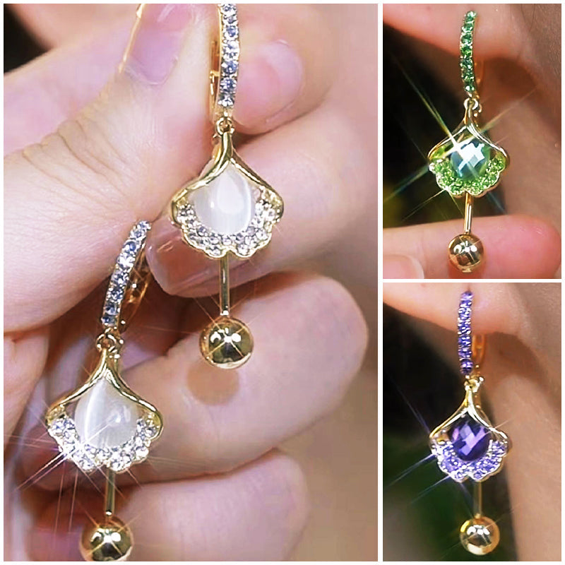 🎉🛍️ Time-Limited Sale💎Delicate Ginkgo Leaf Earrings for Women