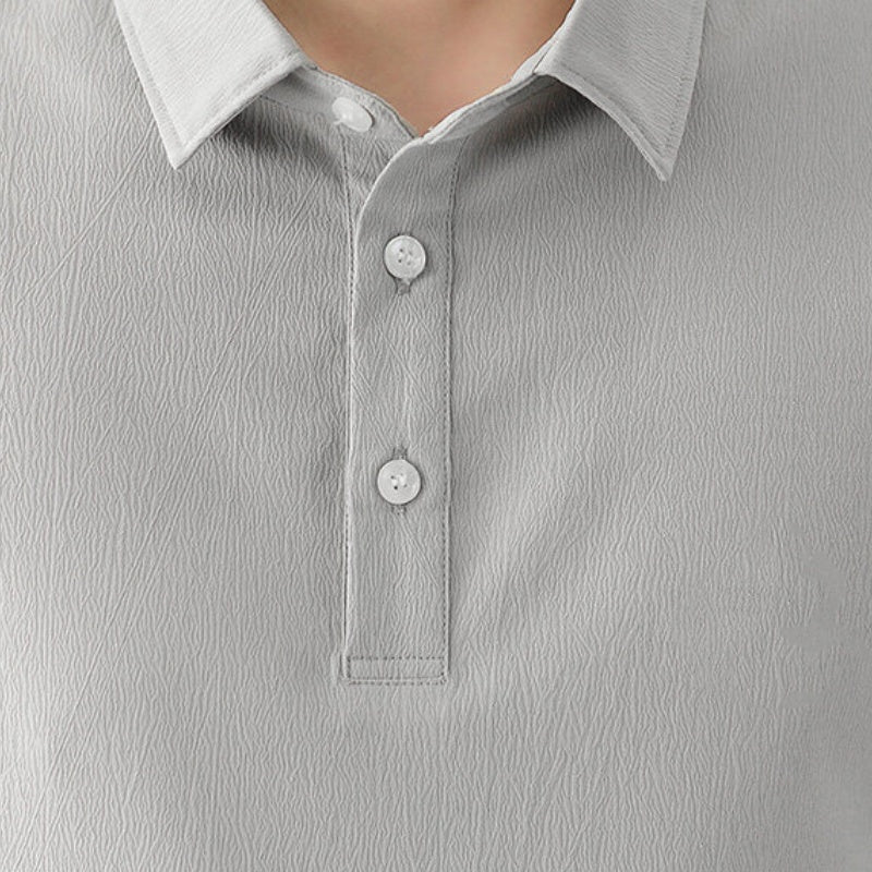 🏃‍♂️Men's Quick-Dry Short Sleeve Lapel T-Shirt  Shorts Set🏃‍♂️