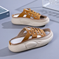 Women's Breathable Hollow-out Slip-on Thick Sole Sandals