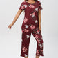 🌸2025 Hot Sale 50% OFF⏳Women's Printed Top & Pants Sleepwear Set
