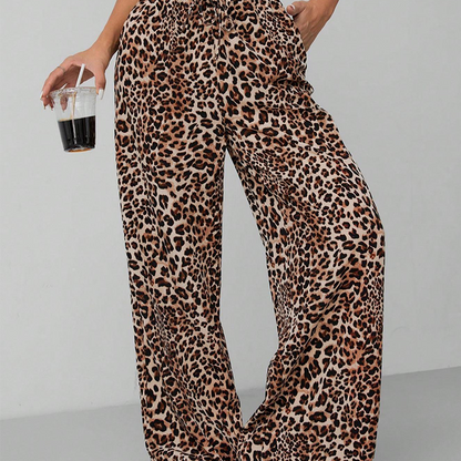 🔥Women's straight-leg wide-leg pants unlock the code of wildness and elegance🐆