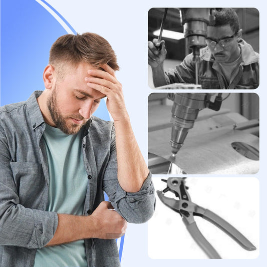 💥2025 HOT SALE💥 Heavy-Duty Stainless Steel Hole Punch Pliers