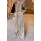 🎉🛍️Loose Satin Women's Top & Pants Set