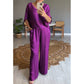 🎉🛍️Loose Satin Women's Top & Pants Set