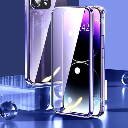 🛡️📱Dual-Glass Shockproof Phone Case - Ultra-Durable & Protective✨
