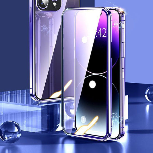 🛡️📱Dual-Glass Shockproof Phone Case - Ultra-Durable & Protective✨