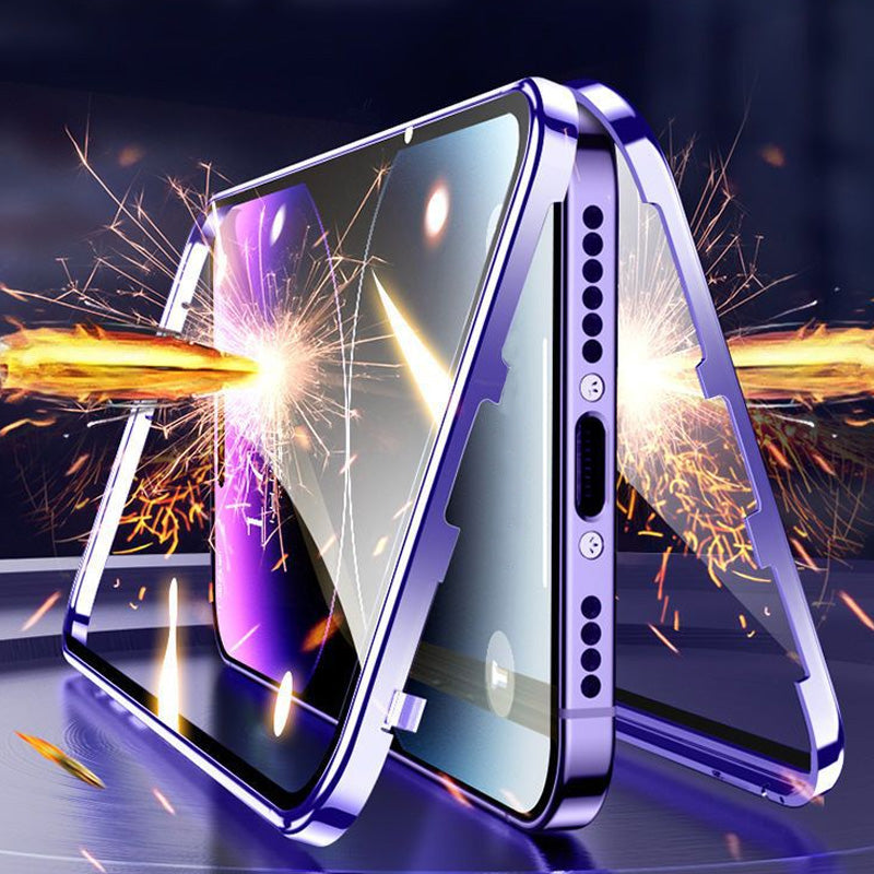 🛡️📱Dual-Glass Shockproof Phone Case - Ultra-Durable & Protective✨