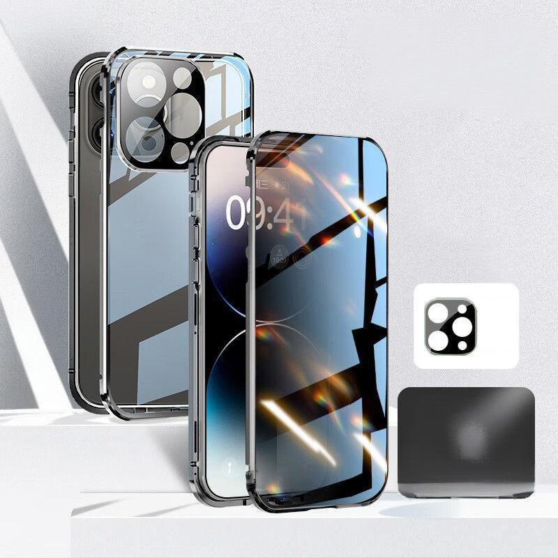 🛡️📱Dual-Glass Shockproof Phone Case - Ultra-Durable & Protective✨