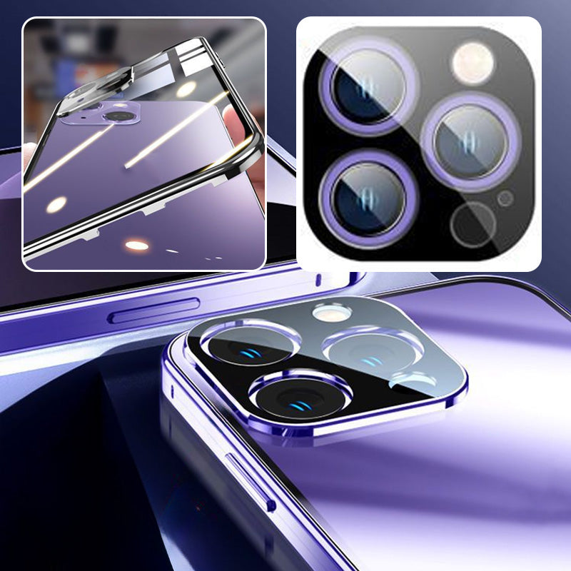 🛡️📱Dual-Glass Shockproof Phone Case - Ultra-Durable & Protective✨