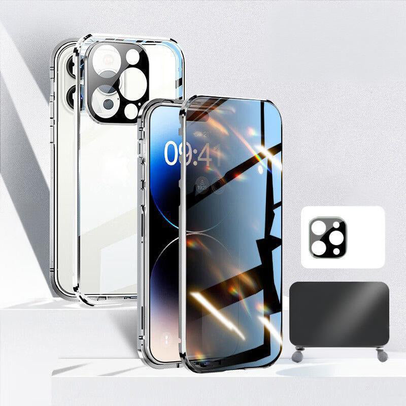 🛡️📱Dual-Glass Shockproof Phone Case - Ultra-Durable & Protective✨