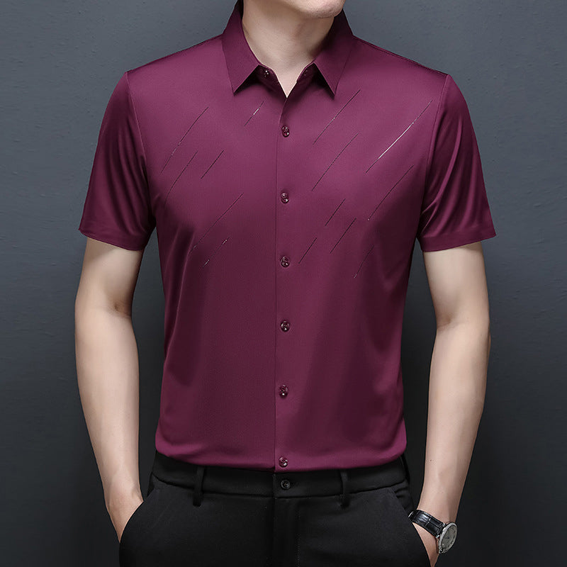 🎁Limited Time 50% OFF⏳Men's Business Casual Short Sleeve Shirt