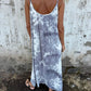 🎉🛍️Hot Promotion 55% OFF🥻Women Tie Dye Gradient Color Printed Spaghetti Strap Dresses