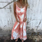 🎉🛍️Hot Promotion 55% OFF🥻Women Tie Dye Gradient Color Printed Spaghetti Strap Dresses