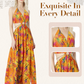 🎉🛍️Summer Special💃Women's Fashionable Halter Backless Printed Long Dress