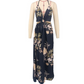 🎉🛍️Summer Special💃Women's Fashionable Halter Backless Printed Long Dress