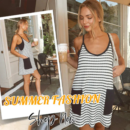 💕2025 Summer New Type 50% OFF💕Women's Sleeveless Summer Dress with Shorts