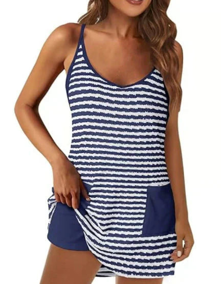 💕2025 Summer New Type 50% OFF💕Women's Sleeveless Summer Dress with Shorts