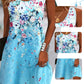 🌞Summer Essentials👗Women’s Floral Sleeveless Summer Dress