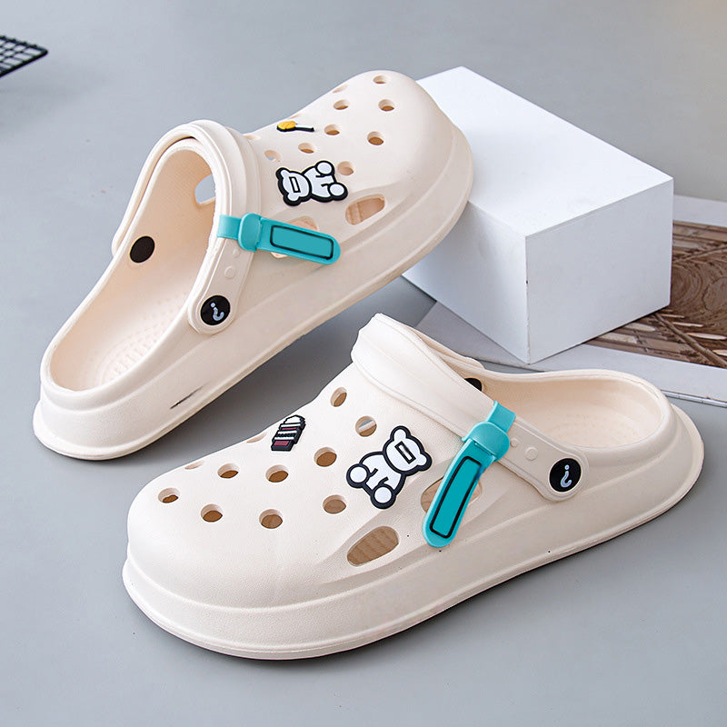✨Men's Fashion Outdoor Non-Slip Graffiti Slippers