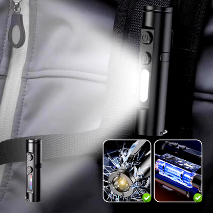 🔥Global Hot Selling🔥Multifunctional Rechargeable Magnetic Mini Keychain Flashlight🎉