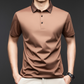 Men's Casual Business Short Sleeve Lapel T-Shirt