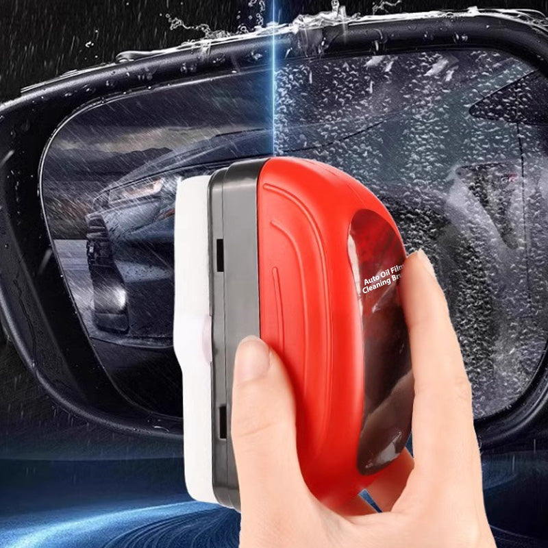 ✨Auto Oil Film Cleaning Brush with 100ml Refill Liquid - 4PCS/Set