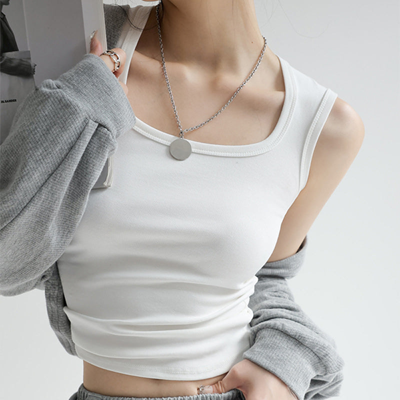 🎉Buy 1 Get 1 Free🎉Women's Comfortable Solid Color Tank Tops