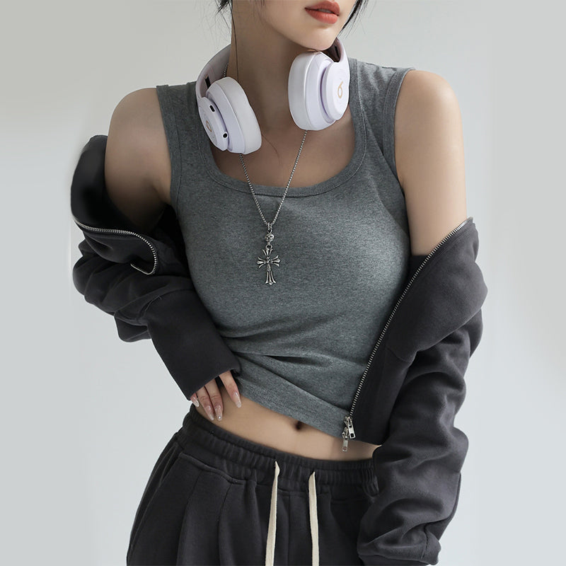 🎉Buy 1 Get 1 Free🎉Women's Comfortable Solid Color Tank Tops