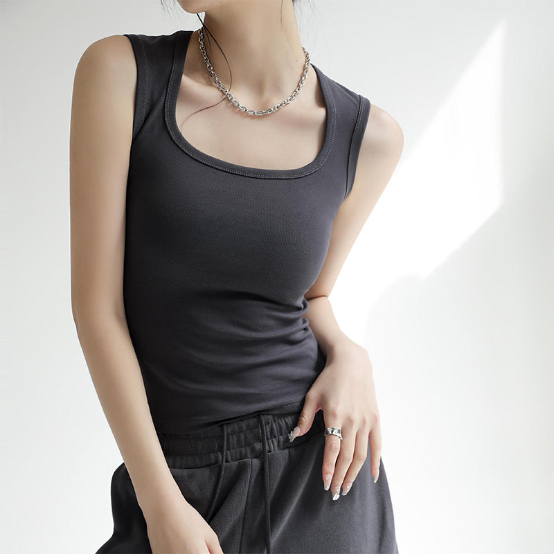 🎉Buy 1 Get 1 Free🎉Women's Comfortable Solid Color Tank Tops