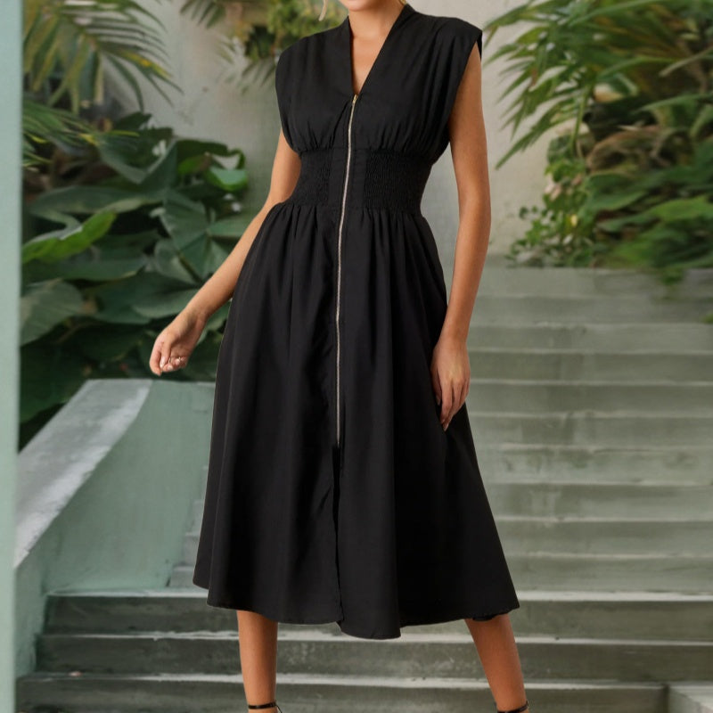🔥50% OFF👗Women's Elegant V-Neck Split Maxi Dress