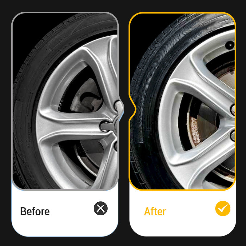 🎉60% OFF🚗Long-Lasting Protective Tire Shine Wax With Sponge