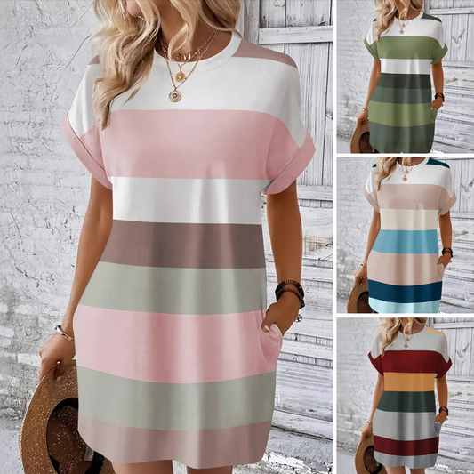 ⏳Time-limited Special⏰Women's Casual Round Neck Dress