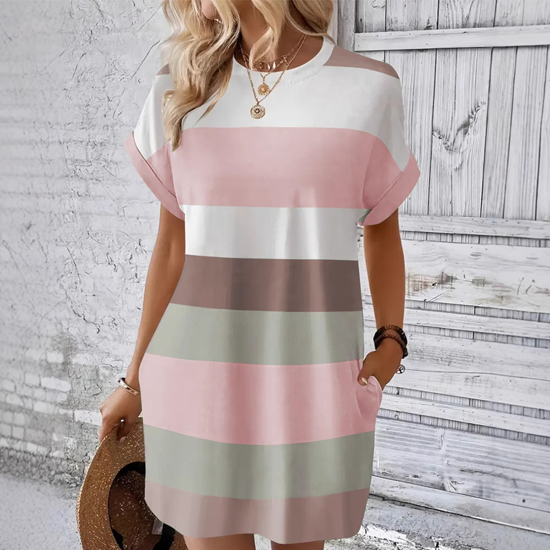 ⏳Time-limited Special⏰Women's Casual Round Neck Dress