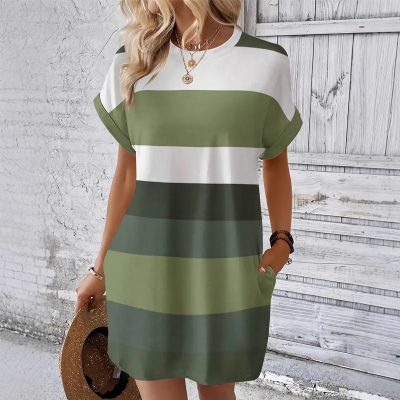 ⏳Time-limited Special⏰Women's Casual Round Neck Dress
