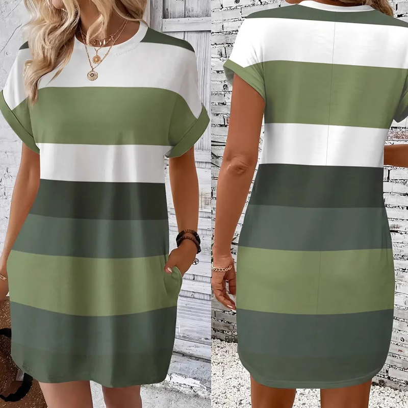 ⏳Time-limited Special⏰Women's Casual Round Neck Dress