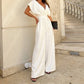 🌸2025 New Arrival 50%OFF💖 Women’s V - Neck Wide - Legged Jumpsuit | One - Piece Chic & Comfort
