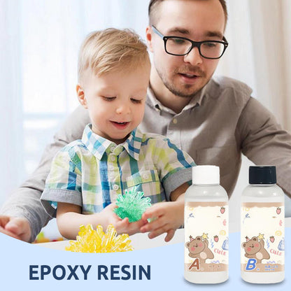 🎨 Epoxy Resin AB Glue - Transparent Drip Adhesive, Unlimited Creativity!