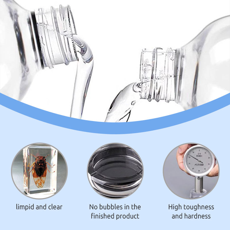 🎨 Epoxy Resin AB Glue - Transparent Drip Adhesive, Unlimited Creativity!
