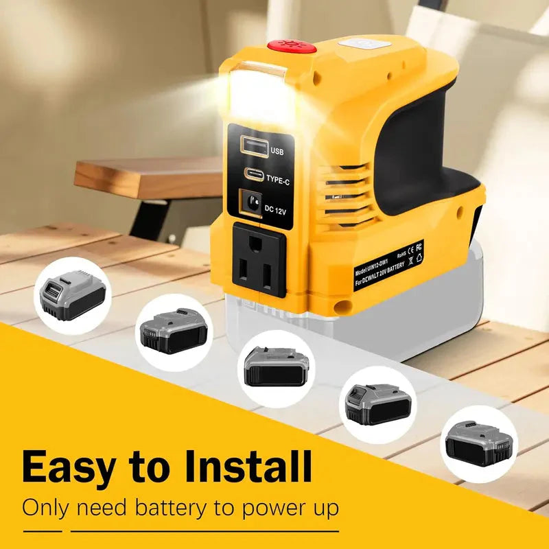 🔥Compact DC to AC Inverter - Suitable for cars, motorhomes, outdoor use