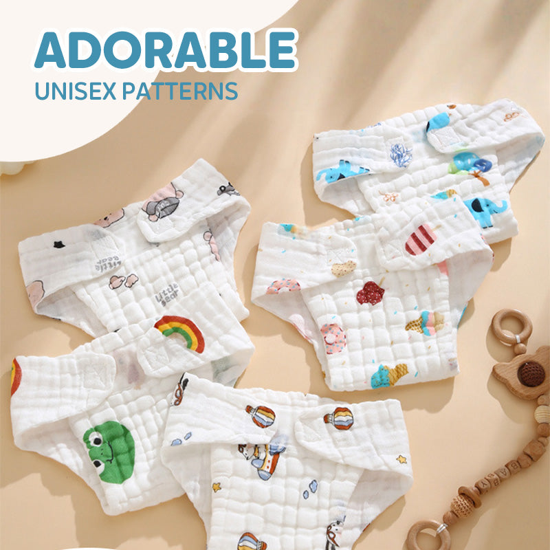 👼Time-limited Special:50%OFF🛡️Reusable Cotton Cartoon Baby Diapers