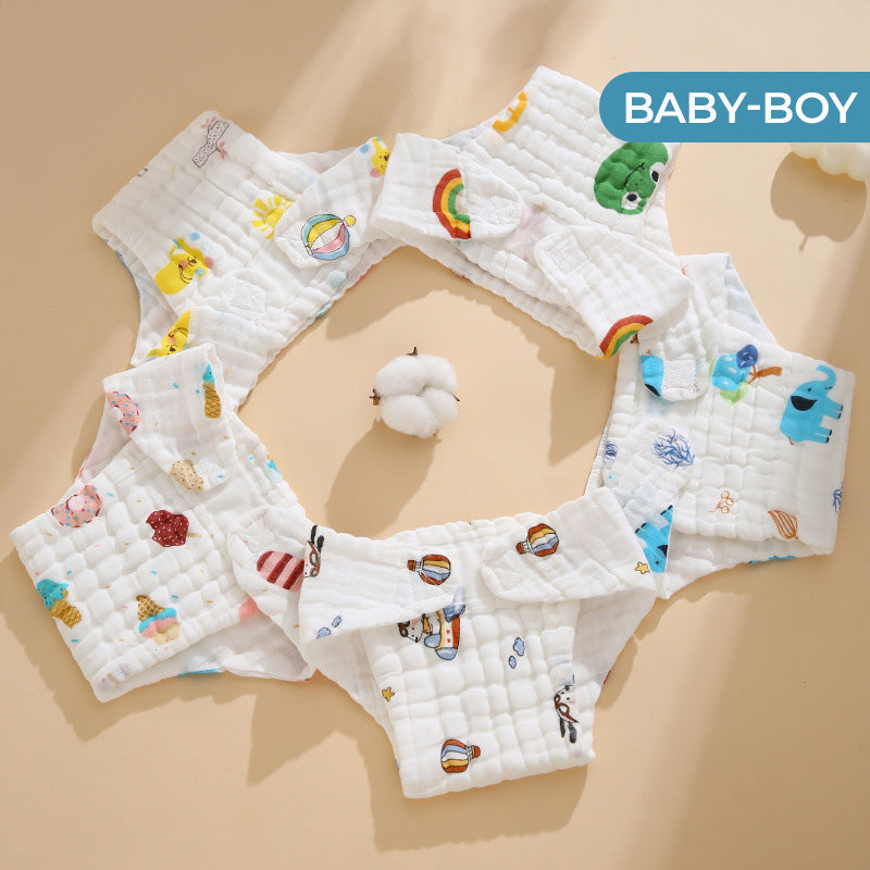 👼Time-limited Special:50%OFF🛡️Reusable Cotton Cartoon Baby Diapers