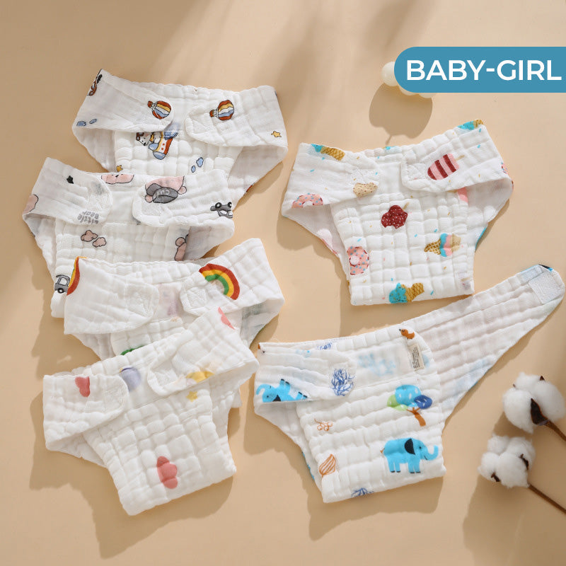 👼Time-limited Special:50%OFF🛡️Reusable Cotton Cartoon Baby Diapers