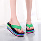 🌈Women's Casual Flip Flop with Rainbow Sole