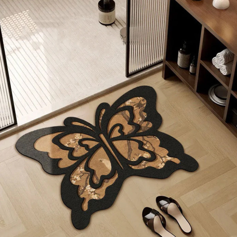 🏠 2025 New Product🦋Retro Butterfly Diatomite Mat – Quick Drying & Non-Slip